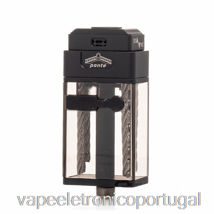 Vape Eletrônico Orca Vape X Mrjustright1 Ponte Xl Rdta Stubby Tank Preto